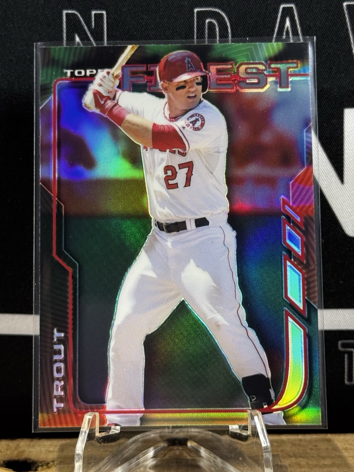 2014 Finest Refractor #100 Mike Trout