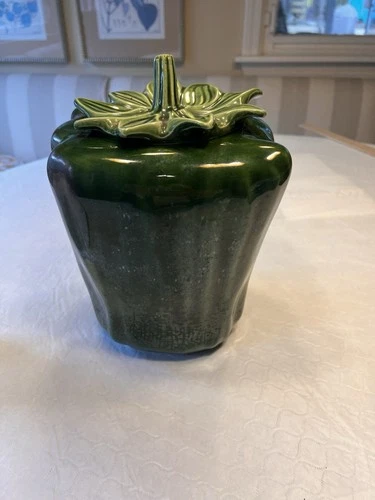 McCoy Green Pepper Cookie Jar 1968