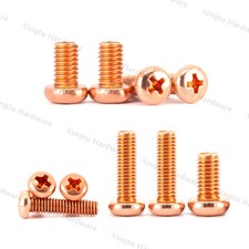 Copper round head cross screw cross groove pan head M2M2.5M3M4M5M6