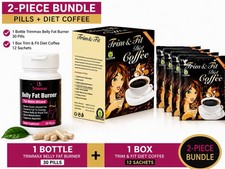 Trimmax Belly Fat Burner 30 Pills + Trim & Fit