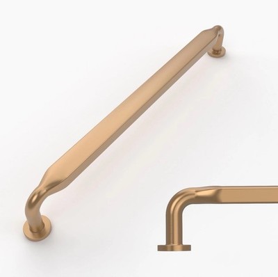 Amerdeco 10er Pack Champagner Bronze Schrankgriffe 254 mm Massiv Zink Küchengriffe