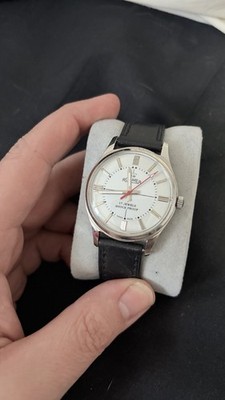 Rare Roamer Brevete Mens Manual Wind Swiss Watch White Serviced