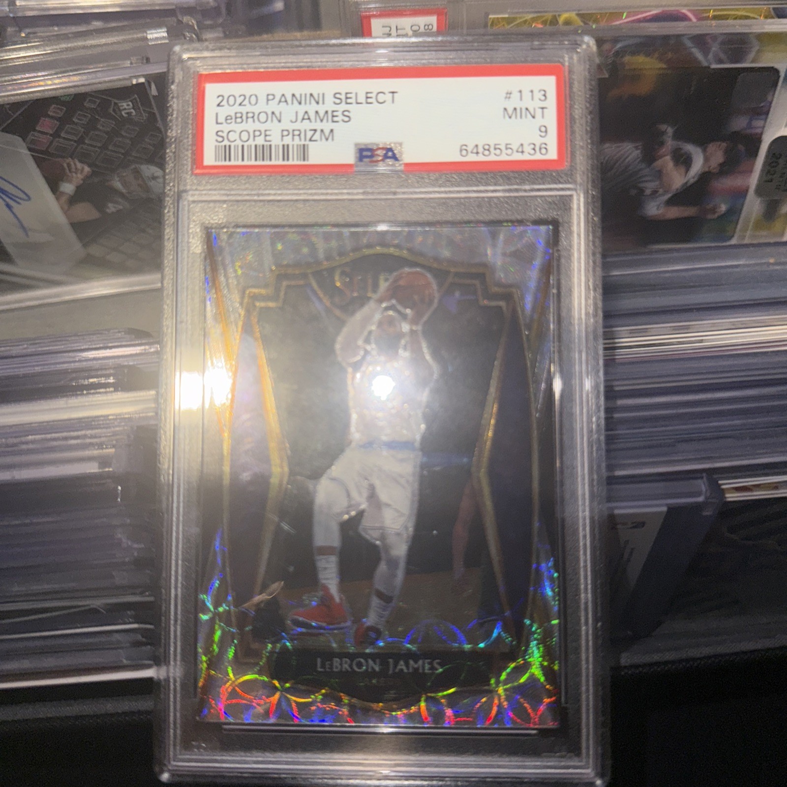 2020-21 Panini Select - Premier Level LeBron James #113 Scope Prizm