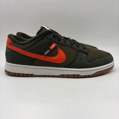 Nike Dunk Low Next Nature Toasty Sequoia Green Orange Size 11 Men's DD3358-300