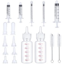 Pet Nursing Bottle Kit, 17 Pcs for Kittens, Puppy and Newborn Pet