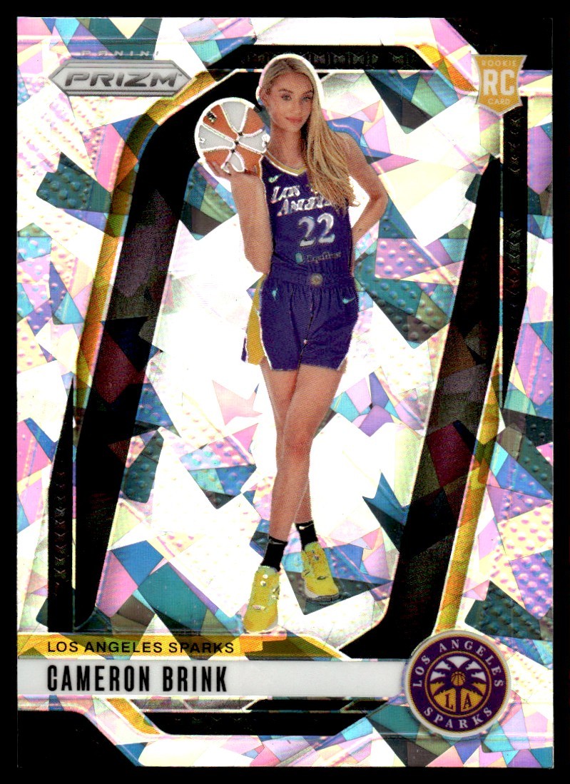 Cameron Brink Cracked Ice #143 2024-25 Panini Prizm WNBA Los Angeles Sparks