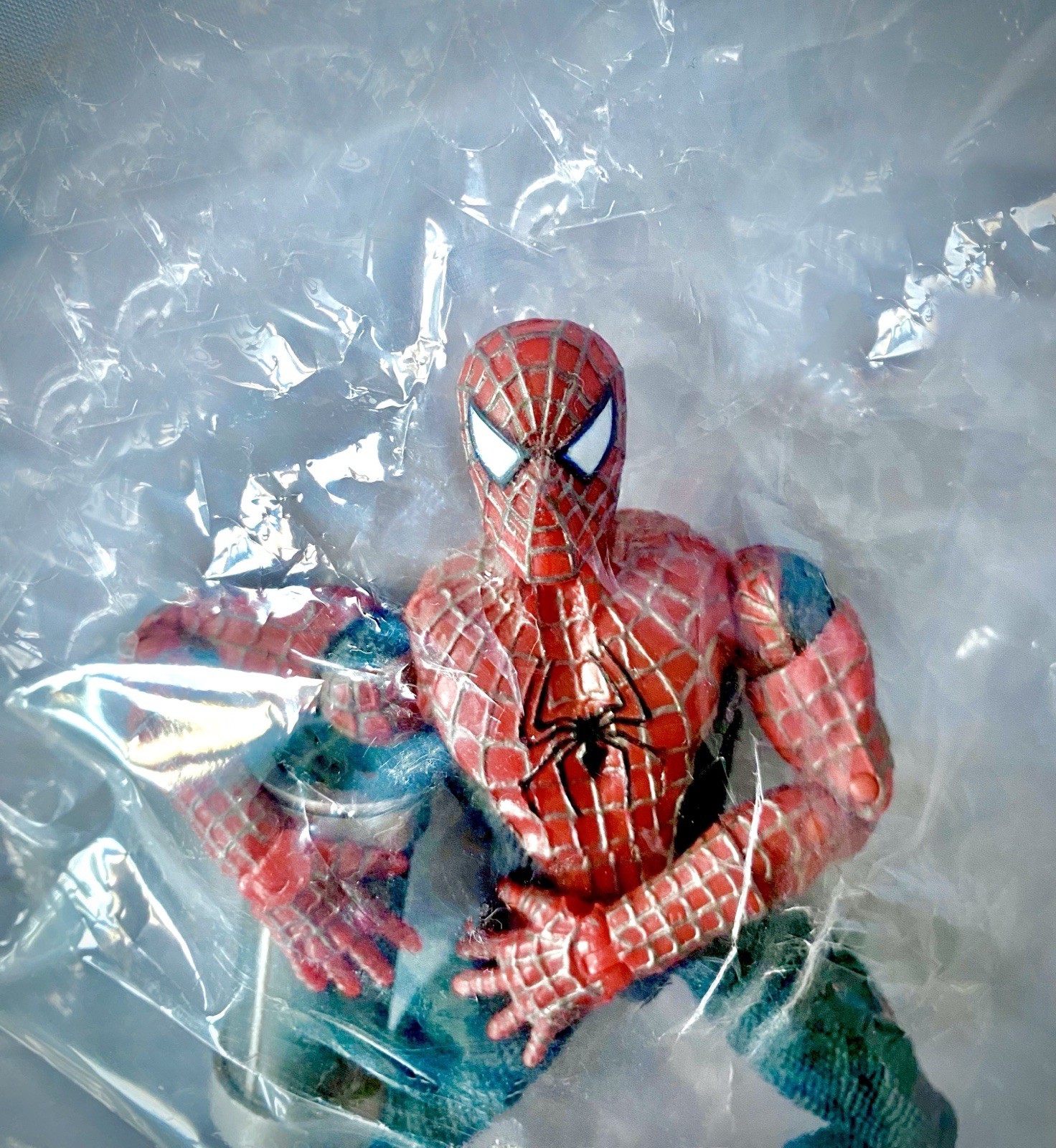 Figurine Spider-Man 2 magnétique avec articulations Toy Biz 2004