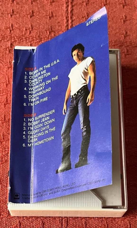 BRUCE SPRINGSTEEN - CASSETTE TAPE - BORN IN THE U.S.A. - RARE HONG KONG ISSUE - Image 2 of 4