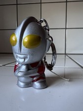Ultraman Keychain Key Holder Silver Red Yellow Plastic Character Theme