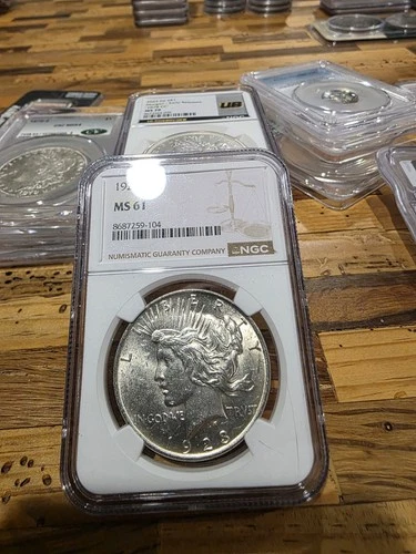 1923 Peace Silver Dollar NGC MS61 Uncirculated $1 US Silver Coin