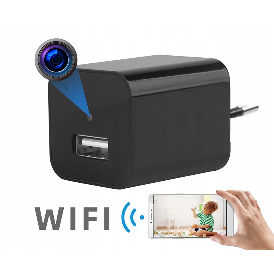 1080P HD Mini IP Kamera Wireless WLAN WiFi Kamera Überwachungkamera Cam USB  - Bild 3 von 4
