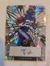 2022 Leaf Metal Draft #BA-TA1 Tyler Allgeier Auto Gold Burst Rookie RC SP 3/3