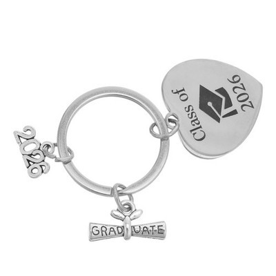 Class of 2026 Keychain Graduation Keychains Backpack Charm Bachelor