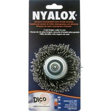 Dico Nyalox 2-1/2 In. Grey Coarse Drill-Mounted Brush 7200005 Dico Nyalox