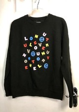Harry Styles Love On Tour 2022 Official Merchandise Black Sweatshirt Size Medium