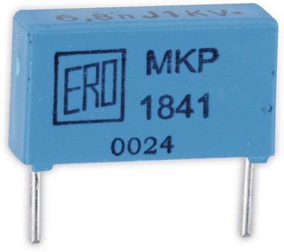 ERO Folienkondensator ROEDERSTEIN MKP1841, 6,8 nF, 1000 V-, radial, RM 15
