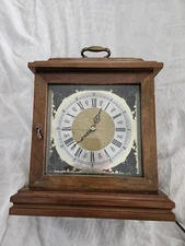 🕰️ Vintage 1940s/50s Herschede Electrified Mantel Clock ⚡ Works Great!