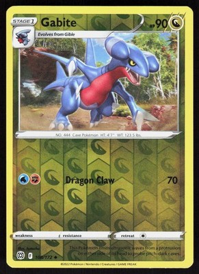 Gabite 108/172  - Reverse Holo - Brilliant Stars - NM/M