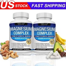 2Packs Toplux Nutrition Magnesium Complex 100...