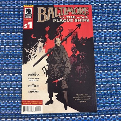 Dark Horse Comics Baltimore The Plague Ships #1 Comic Book 2013 Mignola Horror