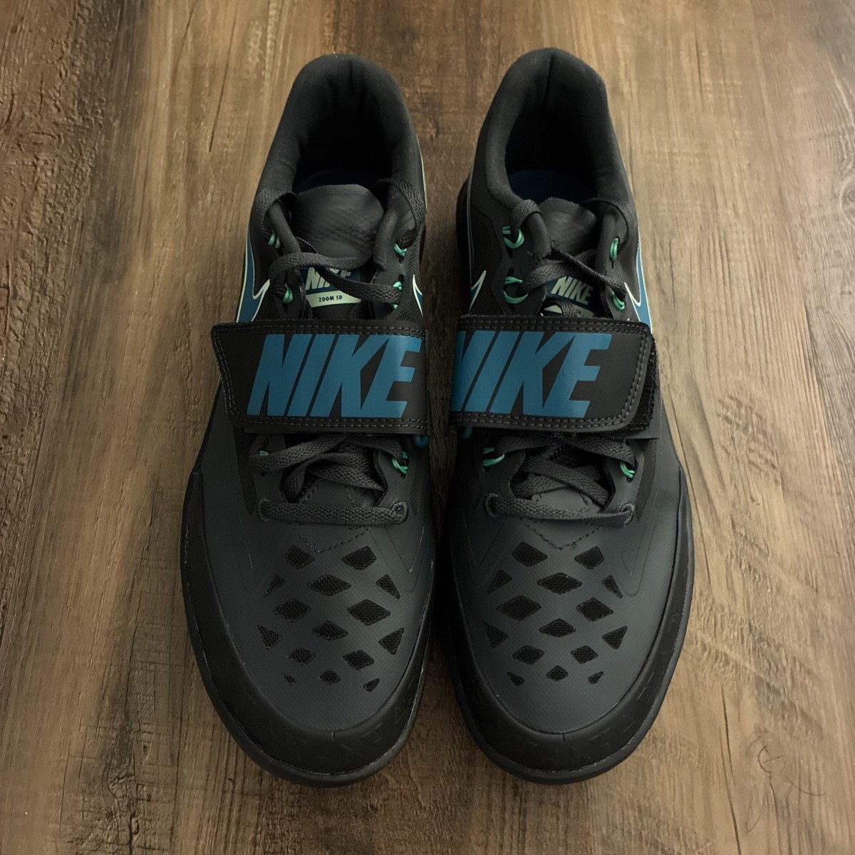 Nike Zoom Rival SD 4 Black Algae Men Sz 9 Track Field Throwing