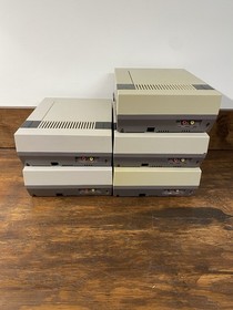 Lot Of 5 Nintendo Entertainment System NES Console Only NES-001 All Working
