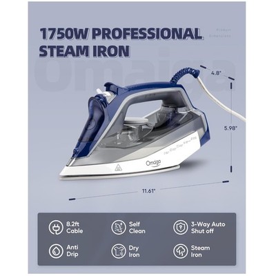 Efficient Steam Burst Iron with Large Water Tank