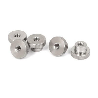 M5304Edelstahl Hand straffen gerändelt Daumen Muttern gurthalteband 5PCS