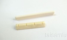 Buffalo slotted nut bone Ukulele saddle, DJ19 and 23