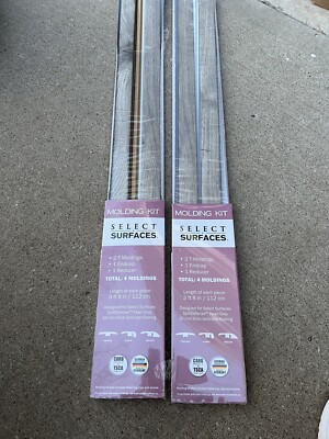 (2 Pack) Select Surfaces Pearl Grey Molding Kit Fast Free Shipping!!!!