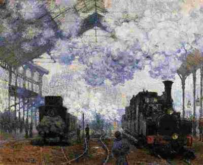 mon gare saint lazare A4 Photo
