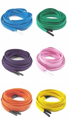 Premium Wax Flat Shoe laces for Air Jordan Kith Dunk Asics Max Force 1 3 6 Atmos