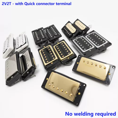 ProBucker Humbucker Pickup 2V2T Push Pull Wiring Harness Set for Gibson Epiphone