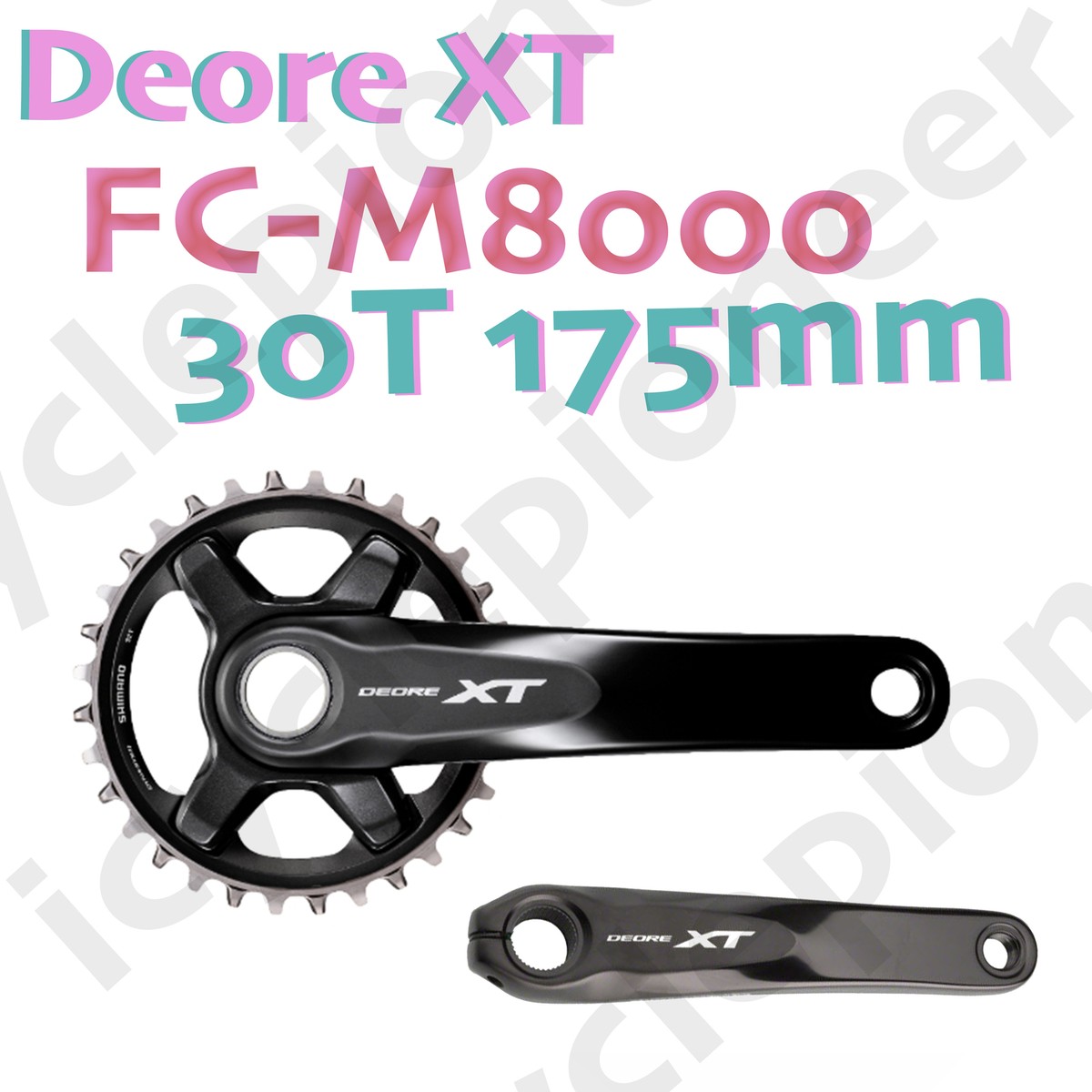 Shimano Deore XT FC-M8000-1 (30T 175mm) Crankset Without BB MTB | eBay