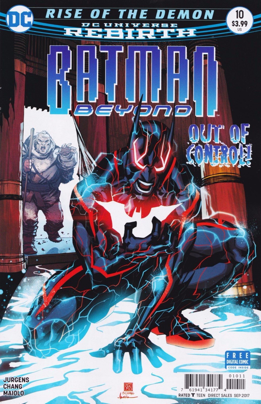 BATMAN BEYOND (2016) #10 - Cover A - DC Universe Rebirth - Back Issue