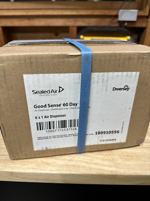 Diversey Good Sense 60 Day Air Care Dispenser White D100910596 Case of 6 NEW