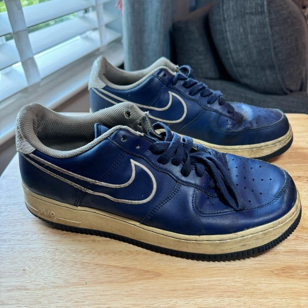 Nike Air Force 1 '07 Leather Low Blue Void for Sale | Authenticity