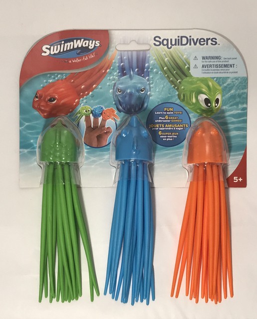 SwimWays Original SquiDivers Squid Divers Pool Toys New and Sealed