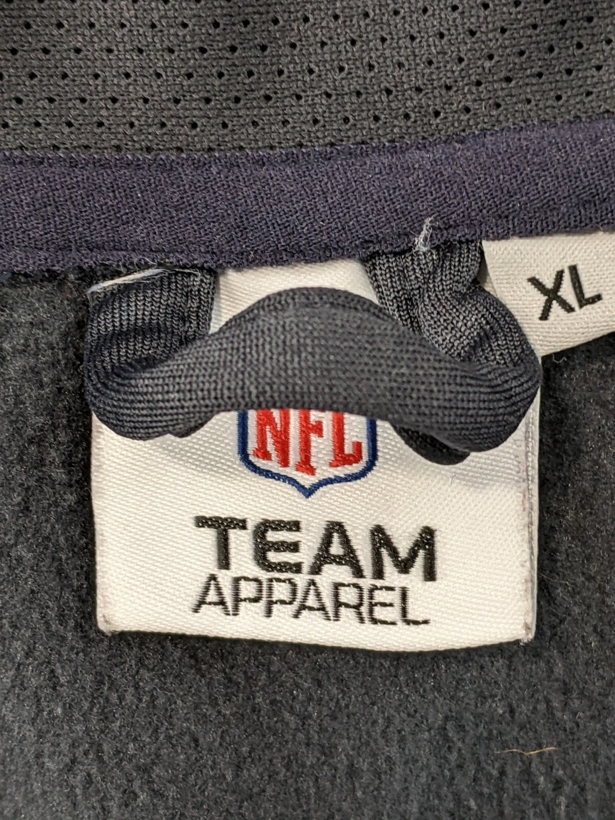 VETEMENTS Felpa con cappuccio Dallas Cowboys taglia XL blu navy full zip NFL abbigliamento felpa pile