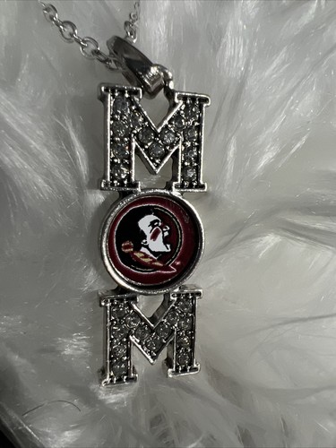 FSU MOM Necklace 16” NEW Gift For Her MOM of FSU student  / Alum FSU MOM !! - Picture 1 of 5