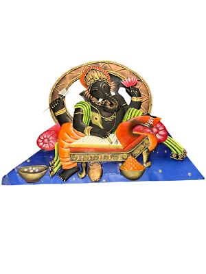 Multicolour Idol Writing Epic Metal Wall Hanging