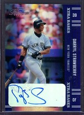 DARRYL STRAWBERRY ~ 2005 Prestige Signature Xtra Bases Purple #191 AUTO (#19/25)