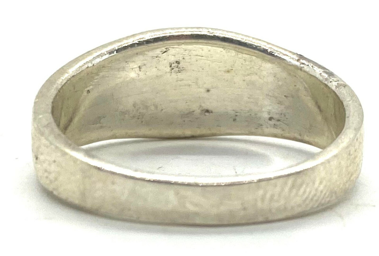 Mens Patterned Sterling Silver 925 Statement Ring… - image 8