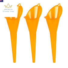 Car Long Stem Funnel Gasoline Oil Fuel Filling Tools Anti-Splash Plastic Oil Fun