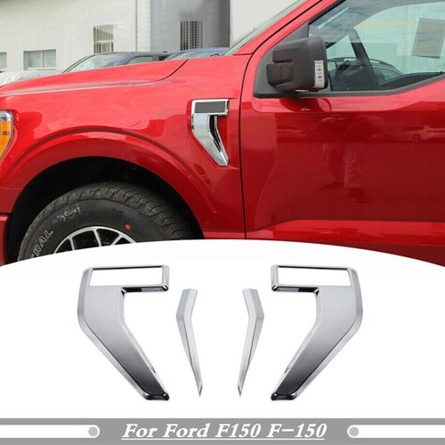 Fits For F150 2021 2022 Side Fender Badge Emblem Air Vent Cover ABS - View #7