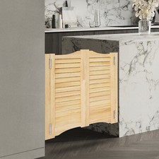 Cafe Swinging Door Solid Wood Saloon Doors with Hinges Porch Entrance Partition