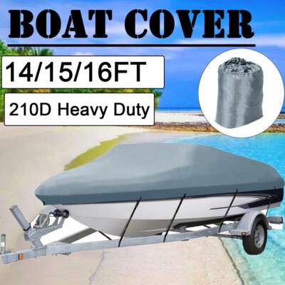 NEVERLAND 210D Bootsplane V-Rumpf Bootpersenning Abdeckung Wasserdicht UV Cover