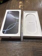 Apple iPhone 16 Pro White Titanium 256GB - Empty Box ONLY