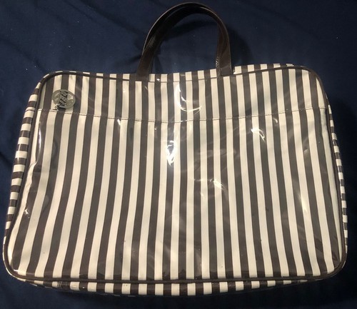 HENRI BENDEL UTILITY BAG - CENTURY STRIPE - UNFOLDS COMPLETELY - CAN BE HUNG