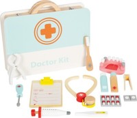 Arzt Koffer Zahnarzt FüR Kinder Holz Spiel Spielzeug Doktor Rollenspiel